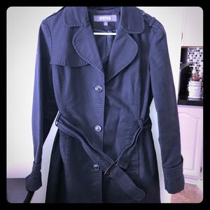 Kenneth Cole REACTION black trench coat